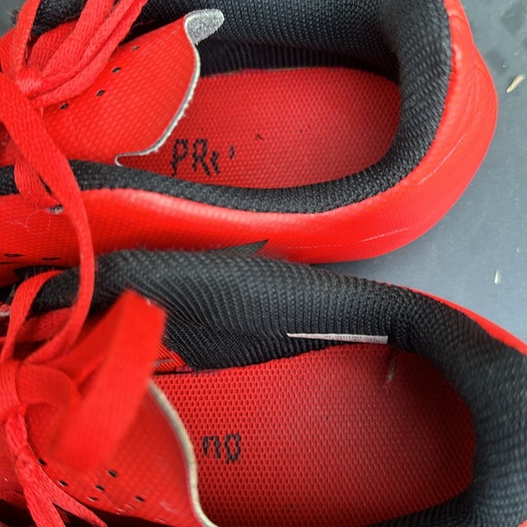 Red & black Adidas Predator Soccer Cleats - Picture 4 of 7